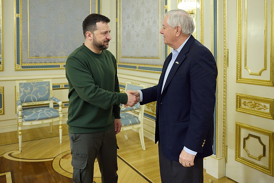 Senator Lindsey Graham — President of Ukraine met with U.S. Senator Lindsey Graham. (53598464527)