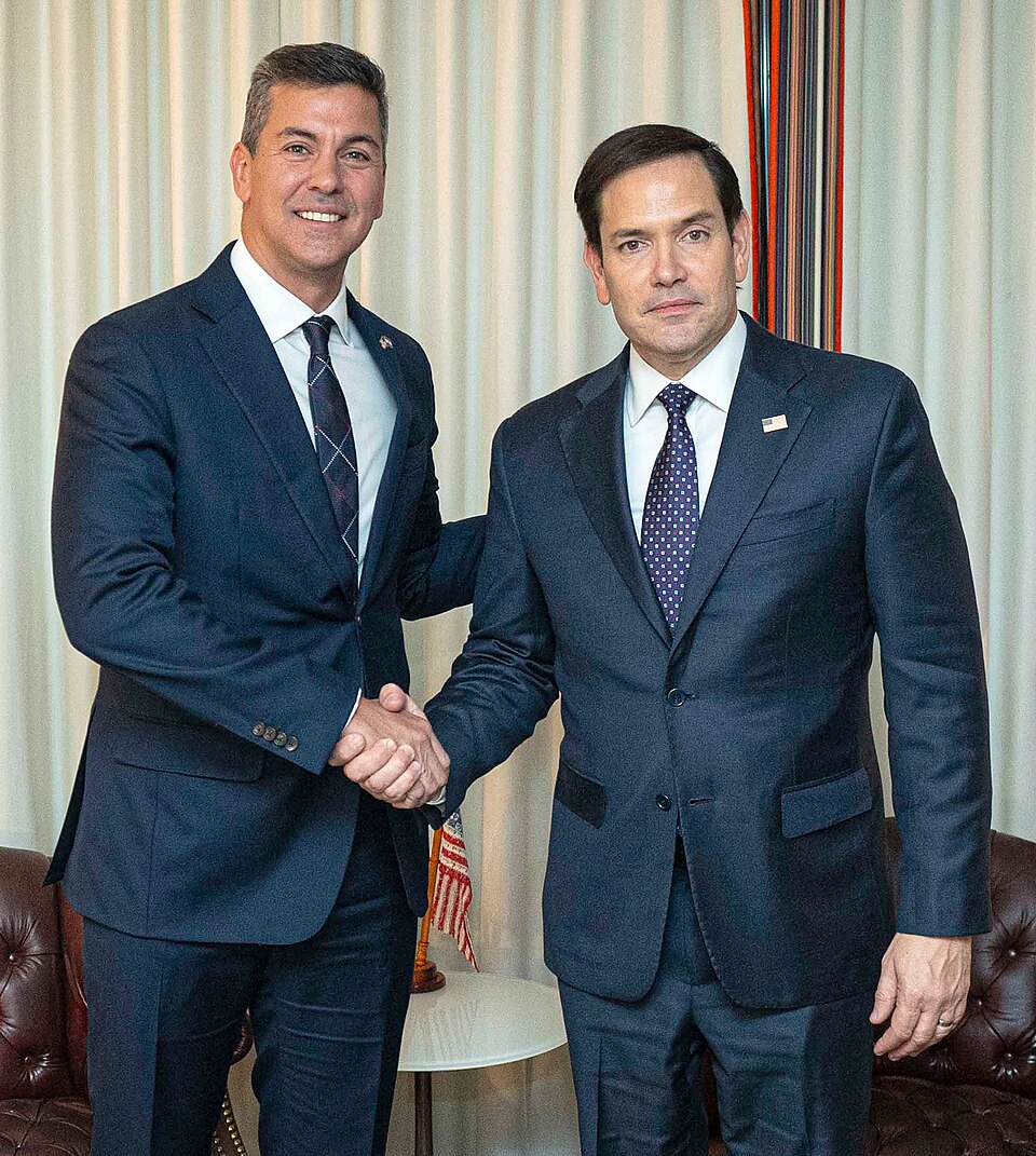 State Marco Rubio — President of Paraguay Santiago Peña meets United States Secretary of State Marco Rubio at the Department of State in Washington, D.C. on January 21, 2025