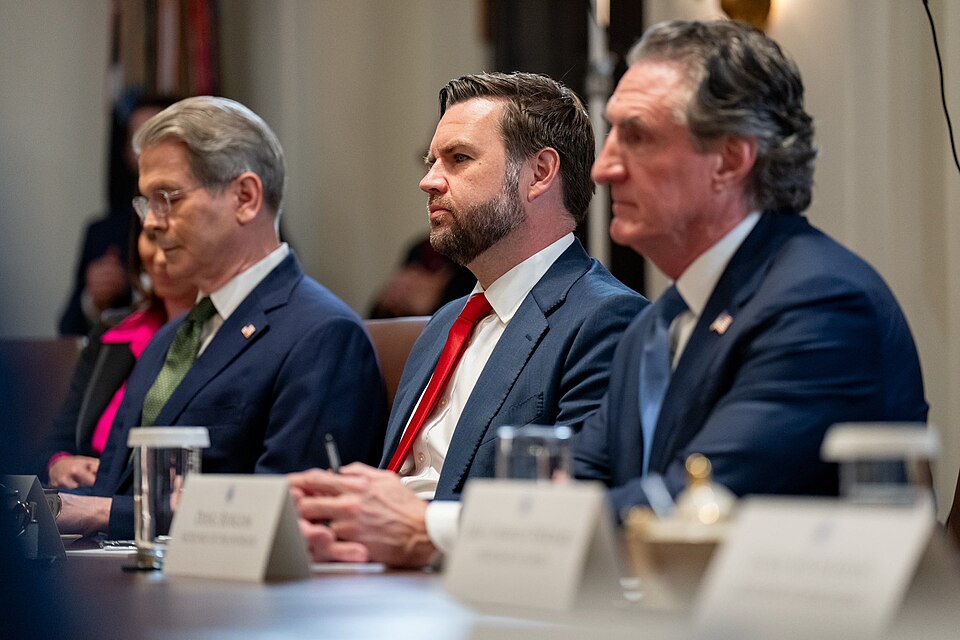 Big Beautiful Bill — Vice President Vance attends President Trump's cabinet meeting following passage and signing of the One Big Beautiful Bill (1 of 4)